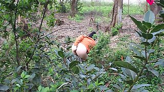 Anal Masturbation In The Forest