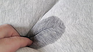 Spitting and Rubbing Cameltoe Delicious Wet Pussy of My Step Sister