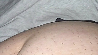 Step mom hand slip under step son underwear and grabs his dick