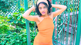 Walk in the Garden Showing Panties