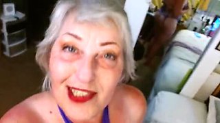 Retired Super Hero Returns for Hot Hookup with Hairy Mature DawnSkye - Big Natural Tits Solo Roleplay