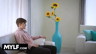 Momswap - big boobed stepmoms caught their dudes fucking the pies and determine to help them let out the tension