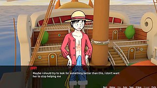 Teen gets a wild hentai experience in English with Loveskysan69real