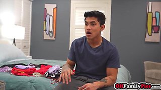 Super-steamy COUGAR step-mom with flawless monstrous cupcakes in undergarments pounds sonnie Arin Jones