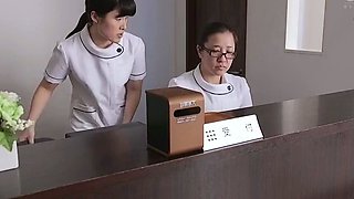 Japanese asian schoolgirl pussy licked