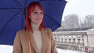 Kessie Shy In Bombshell Redhead Milf Gets A Huge Anal Orgasm With Squirt