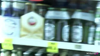 Blonde Bitch at Risky Public Sex