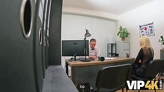 Blonde Teen First Time Cock Touch Office Fuck HD 1080p