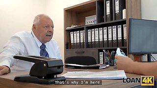 Loan4k. whorish mina k is toying dirty games with loan chief