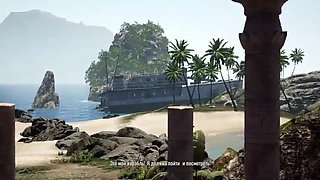 Lara gets fucked hard by huge demon dick after activating ancient statue - 3D Hentai Game Sex Animation