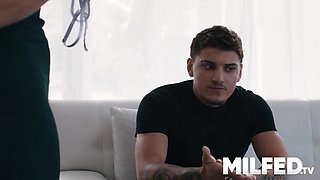 Hot Mom-in-law Seduces her sDaughter's Boyfriend