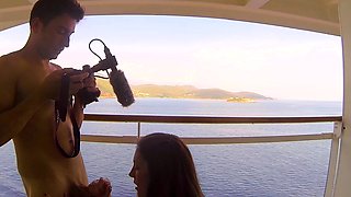 POV Handjob Blowjob cumshot compilation