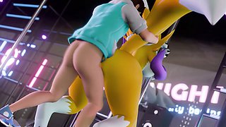 Furry compilation featuring Renamon getting it wild and wooly