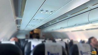 Public Cock Flashing In Airplane - I Brought Stranger To Cum In Two Minutes