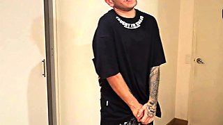 BBW stepsister catches stepbrother masturbating with her