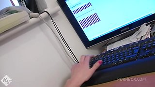 Naughty Secretary Learns Big Cock Discipline