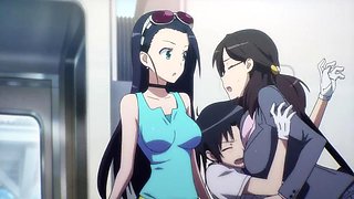 Rail Wars! fanservice compilation