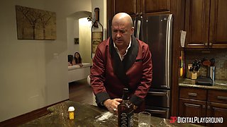 Xander Corvus' Wet Latina Fantasy Ignites in Steamy Kitchen