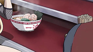 Naruto: Kunoichi Trainer - Slutty Blonde Teen Ino Yamanaka Has Risky Sex in a Restaurant. Her Little Pussy Gets Creampied