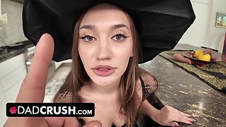 Dont You Like My Halloween Costume,stepdaddy? Amazing Sera Gets Her Perfect Pussy Stretched