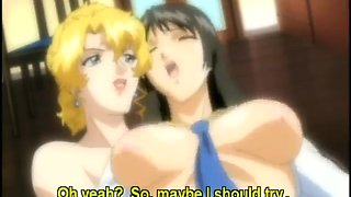 After lesbian dildo pleasing Japanese anime is ready for hard fuck