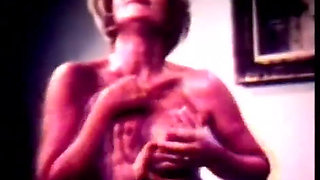 Vintage blonde big tits mature fucking with her lover