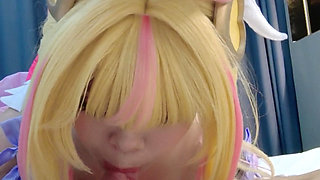 Juno from the Overwatch can't hold her Horny side