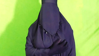 The village beautiful  Hot woman is rejoicing