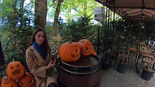 Two guys fuck Marie Berger in a steamy threeway with Porno Dan