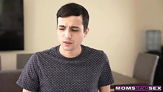 Moms Teach Sex featuring Ashley Lane and Ricky Spanish's lingerie action