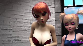 The Anal Domination of a Dickgirl in a Cyberpunk Underworld
