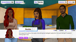 College raze: Indian girl got caught taking nude pics on college class ep.10