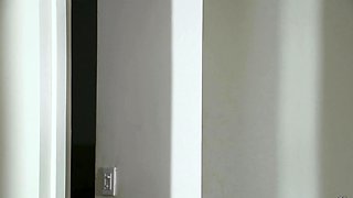 Lovely schoolgirl with small tits learns hardcore sex lesson