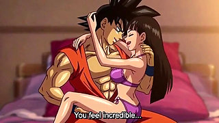 Goku seduce his pregnant wife for doing anal first time