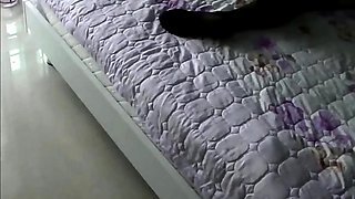 Horny Chinese MILF Mom Satisfies Herself