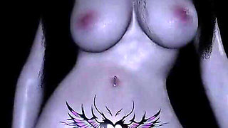 3D Super Hot Asian Slut Naked Her Pink Nipples