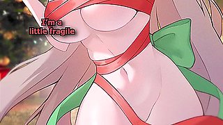 Santas Stepdaughter Makes Your Christmas Wishes Come True: Vanilla, Edging, Frenulum