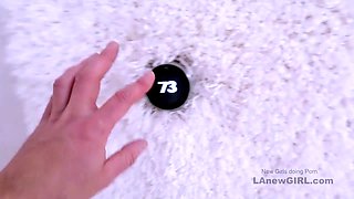 Perfect skinny teenage gets used to big dick