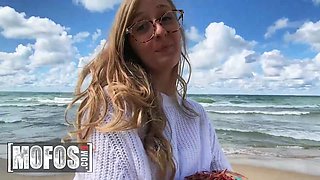 Molly Pills loves fucking on the beach POV