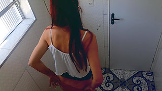 Slut Fucks in the Disco Bathroom with a Stranger Without a Condom!