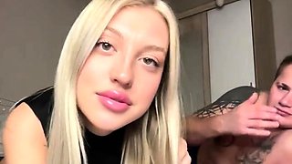 Hot blonde teen fingering her juicy pussy 3