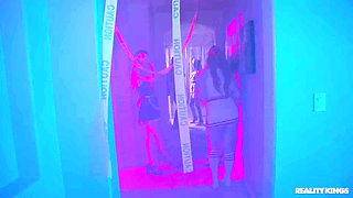 Sexy Dorm Floor Halloween Party Part 2 Featuring Hime Marie, Kayley Gunner, Krisk XXX, Zane Walker, Tommy Parker