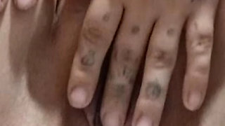 Karina Garc&iacute;all masturbates in the bathroom