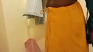 Exotic Cuckold Wife Teases Lover in Pink Bra Saree Navel Show in Hotel Bliss by Hotwifeplayx!