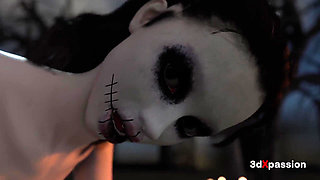 Alloween Orgy on the Bare Ground - Pumpkin Patch Pleasure: a Secret Orgy in the Graveyard