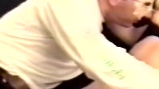 Vintage Masked MILF Wife Fucked and Cumshot on Hairy Pussy by Big Amateur Cock