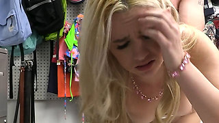 Bratty and spoiled blonde is going to take hard cock