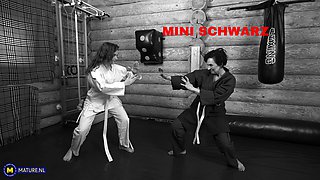 Granny Vs Teen Old And Young Lesbian Wrestling Sex