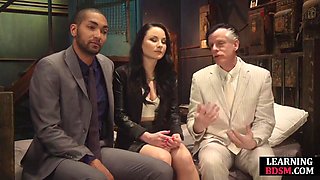 BDSM Domina edging lucky guy