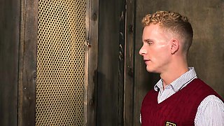 Altar Boy Dylan TIdes slids down Reece Scotts raging boner